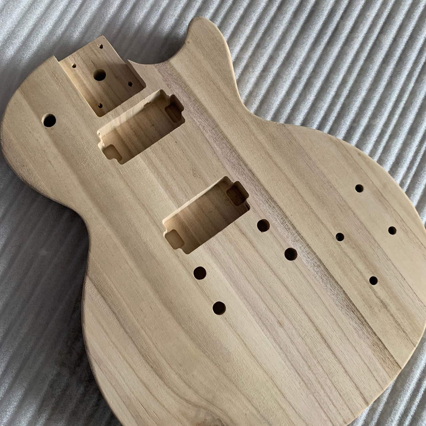 JINGFENG Unfinished Electric Guitar Body Maple Wood Blank Guitar Barrel for PB Style Bass Guitars DIY Parts - WoodArtSupply