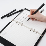 Mr. Pen- Pens, Felt Tip Pens, Black Pens, Pack of 6, Fast Dry, No Smear, Fine Point Pens Black, Black Felt Tip Pens, Bible Journaling Pens, Felt Mr. Pen