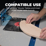 Kreg PRS5000 Precision Router Lift - Router Table Lift System - Durable Router Plate Insert - Router Table Plate Insert - For Quick, Accurate, KREG