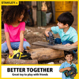 STANLEY Jr Jigsaw Toy – Carpentry Role Play For Kids – Enhance Hand And Eye Coordination – Power Tool Stanley Jr