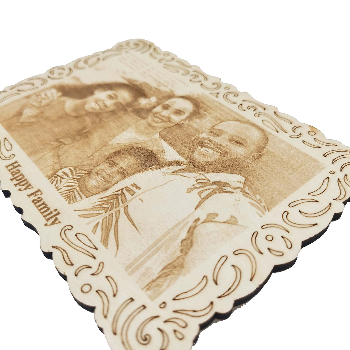 Personalized Engraved Wooden Photo, Custom Photo Engraved for Living Room, Bedroom, Kitchen, Perfect Decoration Gifts for Birthday,Wedding, matili