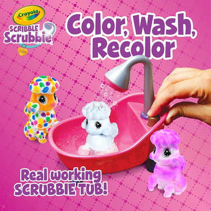 Crayola Scribble Scrubbie Pets Mega Pack (12 Pets), Reusable Pet Care Toy,  Dog & Cat Toys for Kids, Gift for Girls & Boys, 3+