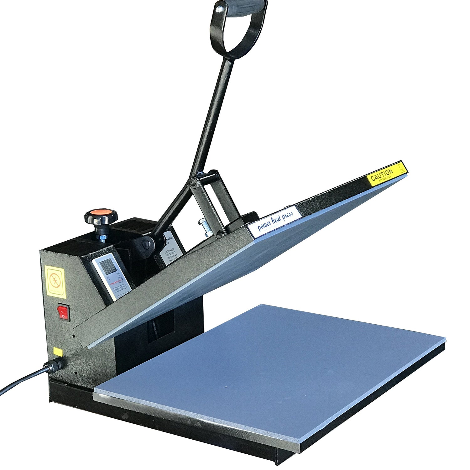 Fancierstudio Heat Press 16x20 Lower Platen Pull Out 5.5" Sublimation Rhinestone Heat Press FS16x20BP Black Fancierstudio