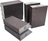 M-jump 8 Pack Single Sanding Sponge Kit- 60/80/120/220- Coarse Medium Fine Grit,Washable and Reusable Sanding Blocks for Wood-Working Sanding Metal M-jump