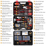 KingTool 325 Piece Home Repair Tool Kit, General Home/Auto Repair Tool Set, Toolbox Storage Case with Drawer, General Household Tool Kit - Perfect KINGTOOL