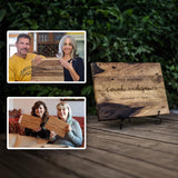 Wedding Anniversary Gifts for Women, for Couple or Bride - Walnut Personalized cutting boards, Engraved wooden cutting board, Custom cutting board, TheHrdwoodCom