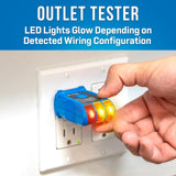 Jonard Tools GFC-1 GFCI Outlet Tester – Circuit Analyzer and Ground Fault Receptacle Tester for Standard North American AC Electrical Outlets, JONARD TOOLS
