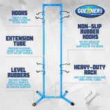 4 Bike Storage Rack Garage(Max 240lbs), Freestanding Gravity Bicycle Rack with Fully Adjustable Arms, Drill-free, Vertical Bike Floor Stand for Gioventù