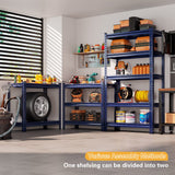 REIBII Garage Shelving, Storage Shelves Heavy DutyLoads 1700 LBS, Adjustable Garage Shelves Metal Shelving Units and Storage Rack Shelf for REIBII