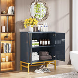 Tribesigns 59 in. Sideboard Storage Cabinet, Multi-Purpose Floor Cabinet with Doors and Adjustable Shelves, Modern Wood Buffet Cabinet for Living Tribesigns