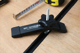 Hot Favorable Aluminum T-Track T-Hold Down Clamps,6-3/8"L x 1-1/4" Width-Woodworking and Clamps-Fine Sandblast Black Anodized-2 Pack Hot Favorable