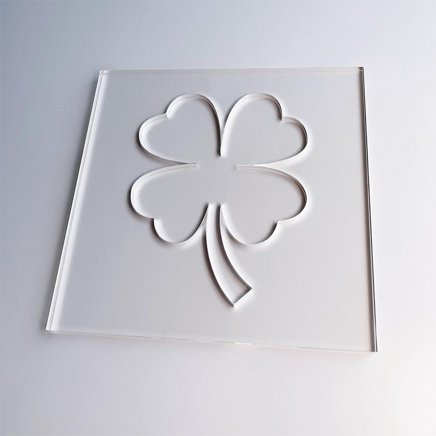 Clover Template, Clear Acrylic Template, Woodworking Router Template Phocaea