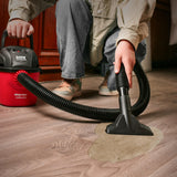 Shop-Vac Wet Dry Cordless Vacuum Cleaner, 8.0 Peak Kpa Cordless Vacuum Cleaner with Collapsible Handle Wall Bracket & Multifunctional Attachments, Shop-Vac