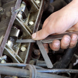 32 Blades Steel Feeler Gauge Dual Marked Metric and Imperial Measuring Tool Hotop