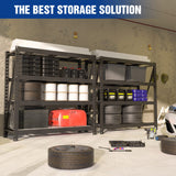 WORKPRO 68" Ultra Wide 4-Tier Metal Garage Shelving Unit, 68"W x 24"D x 65"H, 7200 LBS Capacity, Heavy Duty Storage Utility Rack, Industrial WORKPRO