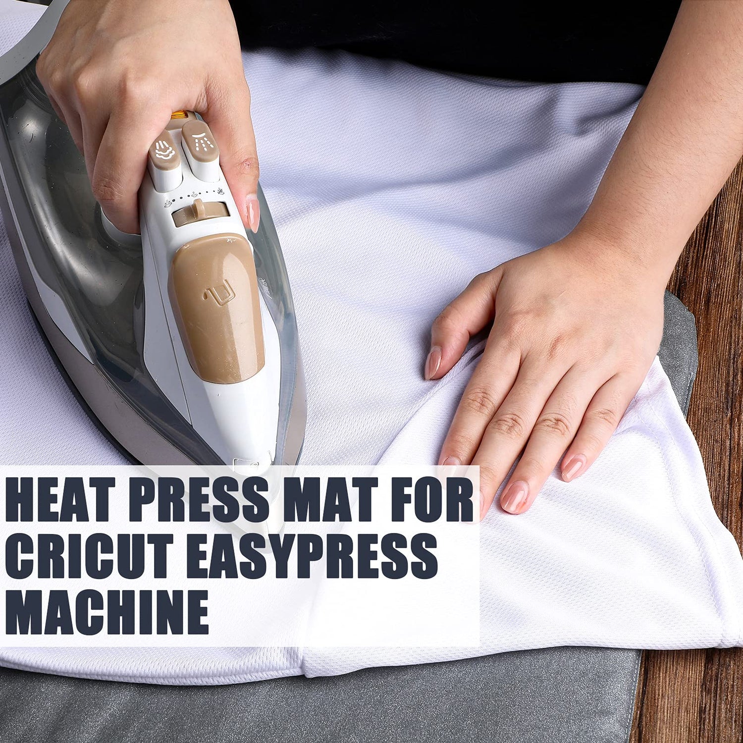 3 Pcs Heat Press Mats Compatible with Easypress 2 / Easypress Easy Press Mat Protective Resistant Mat Double Sides Applicable Ironing Insulation Mat Tatuo