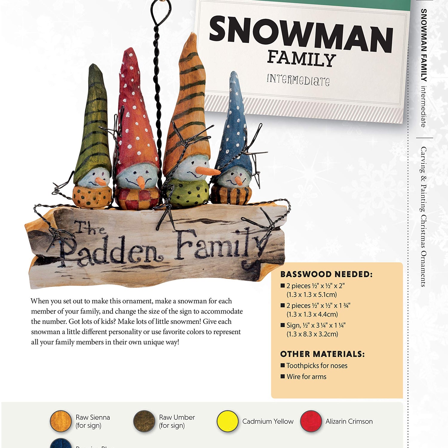 Carving & Painting Christmas Ornaments: Easy Techniques for 23 Patterns in Wood (Fox Chapel Publishing) Step-by-Step Projects for Beginner, Fox Chapel Publishing