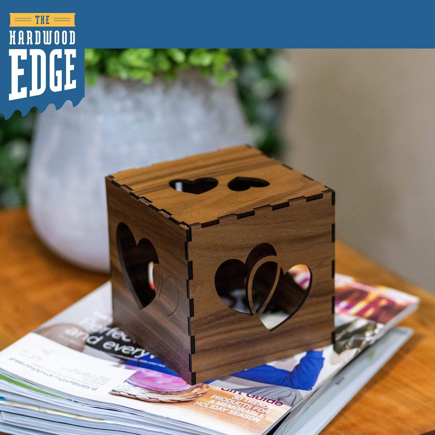 The Hardwood Edge Walnut Hardwood Planks - Walnut Wood for Unfinished Wood Crafts - 100% Pure Hardwood - Laser Engraving Blanks - Walnut Planks for THE HARDWOOD EDGE