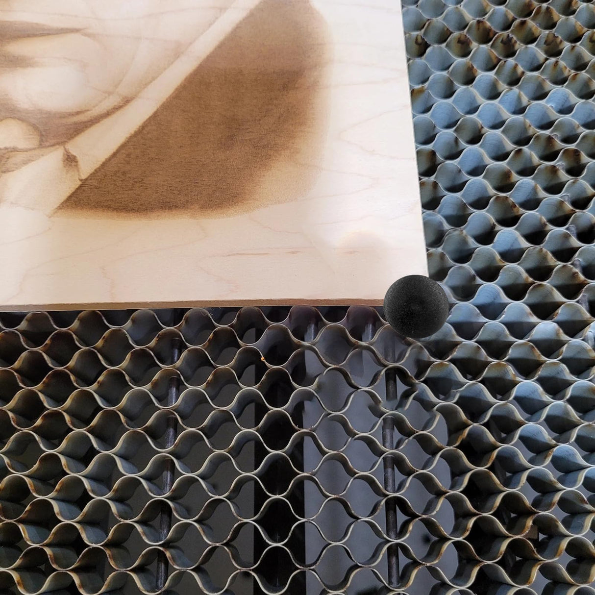 Hordion 50Pcs 7mm Honeycomb Pins for 6~7.5mm Honeycomb Grid, Needle Honeycomb Laser Bed Hold Down Pins, Honeycomb Laser Bed Clips Engraver Hordion