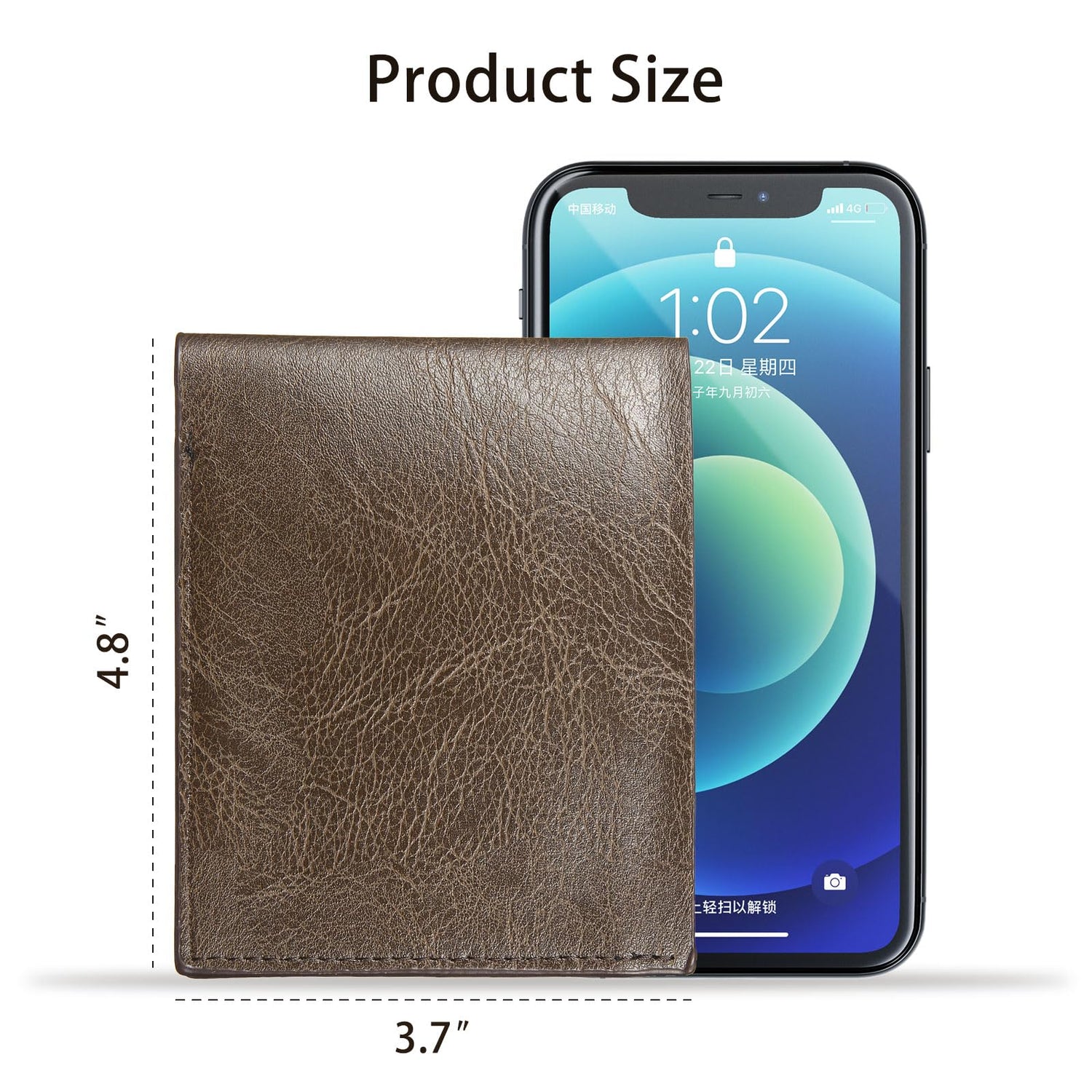 VZZNN 12 PCS Leather Bifold Wallets for Men,Men’s Wallet Bulk for DIY Engraving,With money clip,card holder(6 Black & 6 Brown) VZZNN