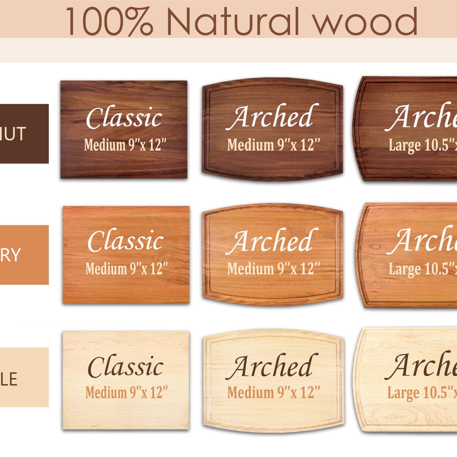 Personalized Wood Cutting Board Handmade in USA – Best Serves as Cheese board, Serving tray, Chopping board, Charcuterie board – Unique Wooden Gift Viva Leather