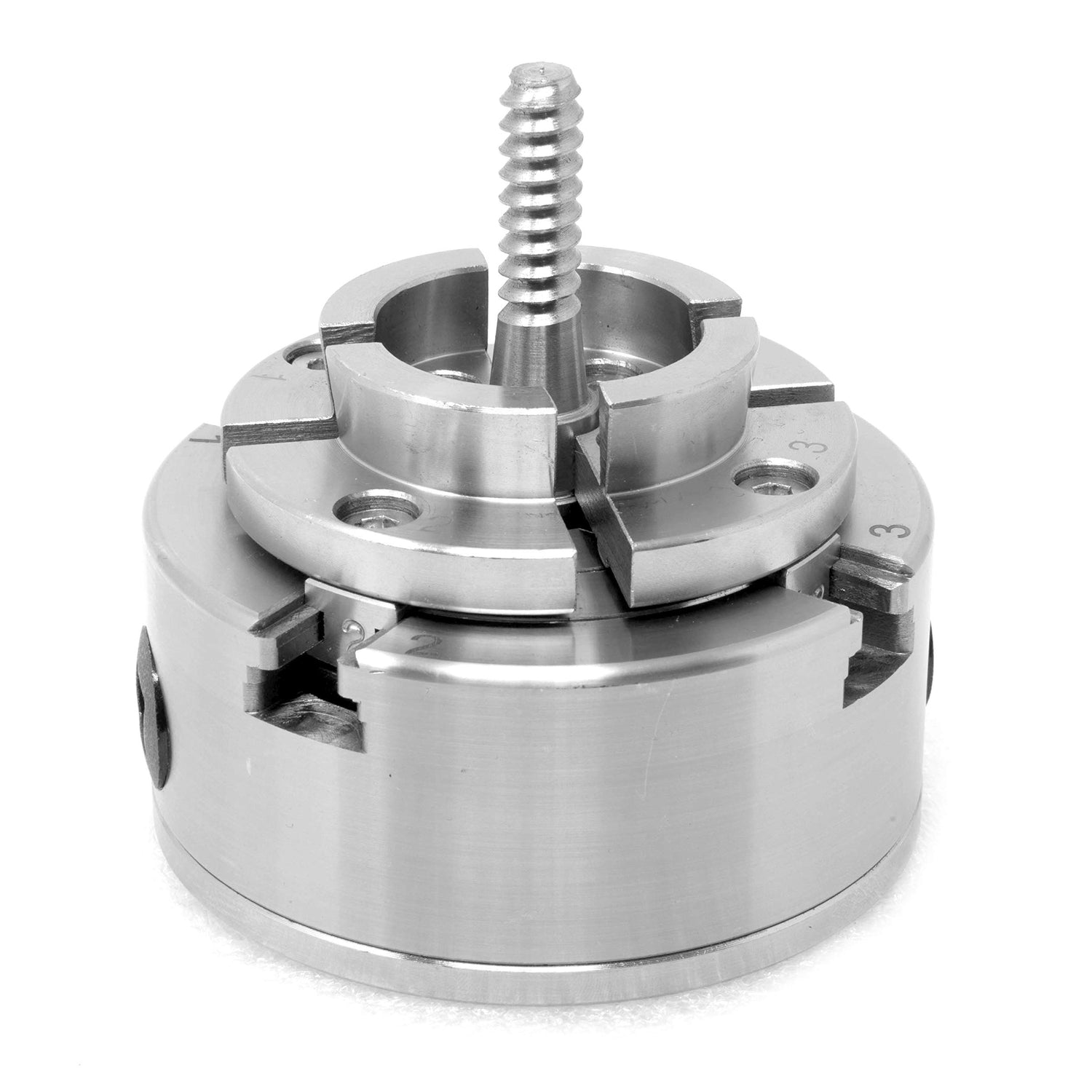 WEN LA4374 3.75-Inch 4-Jaw Self-Centering Lathe Chuck Set with 1-Inch x 8TPI Thread WEN