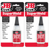J-B Weld Superglue 20g 2 Pack - SuperWeld Professional Grade J-B Weld