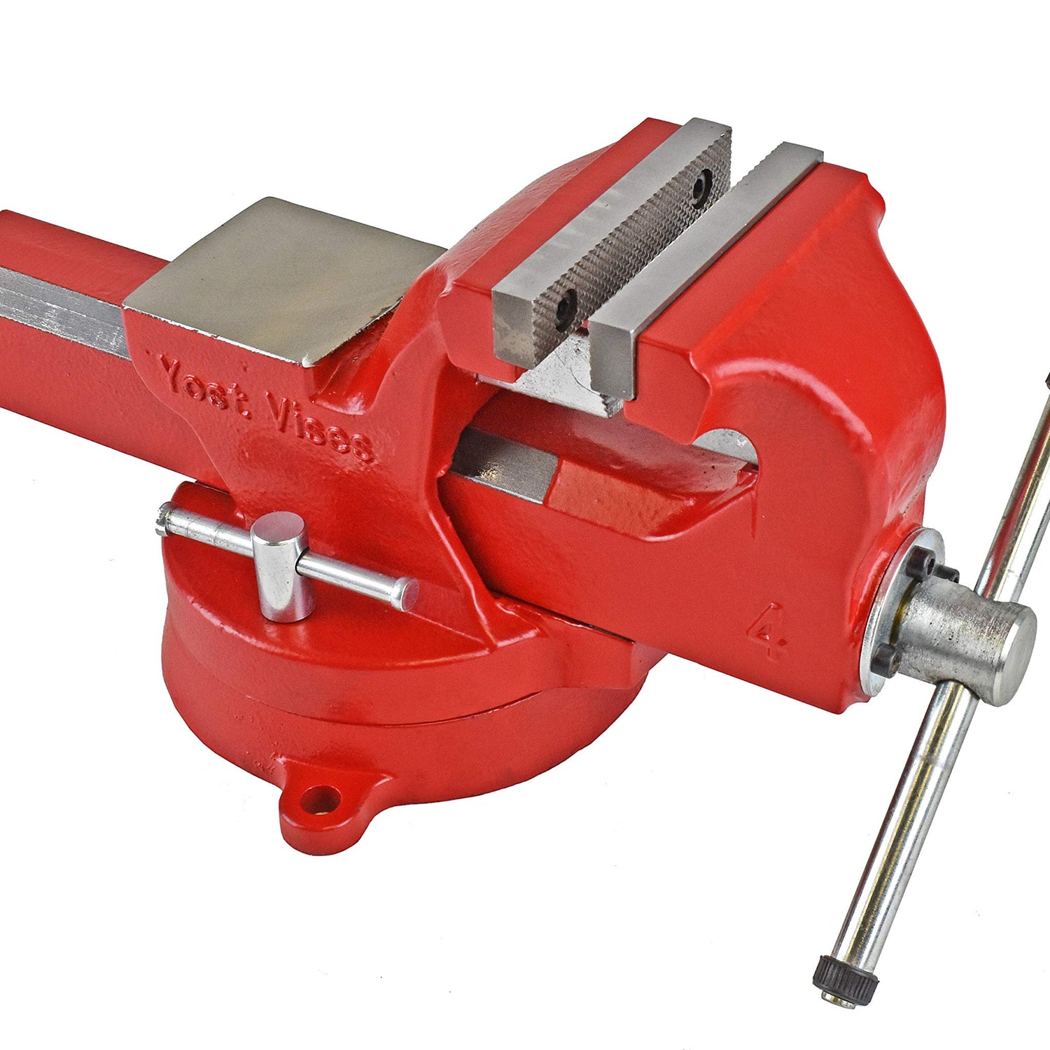 Yost Vises ADI-5 Heavy Duty Vise | 130,000 PSI Tensile Strength Austempered Ductile Iron Bench Vise | 5.5 Inch Jaw Width with a 360 Degrees Yost Vises