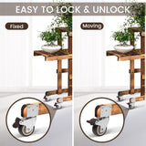 Nefish Side Mount Casters 2 Inch L-Shaped Small Rubber Caster Set of 4, Ball Bearing 360 Degree Plate Swivel Castors Wheel 600 LBS, Casters Wheels Nefish