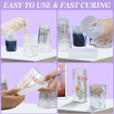 Alida 1 Gallon Crystal Clear Epoxy Resin Kit, No Bubbles Odor & Yellowing, Self Leveling 1:1 Mix for DIY Jewelry, Table Top, Art Casting, Jewelry, alida