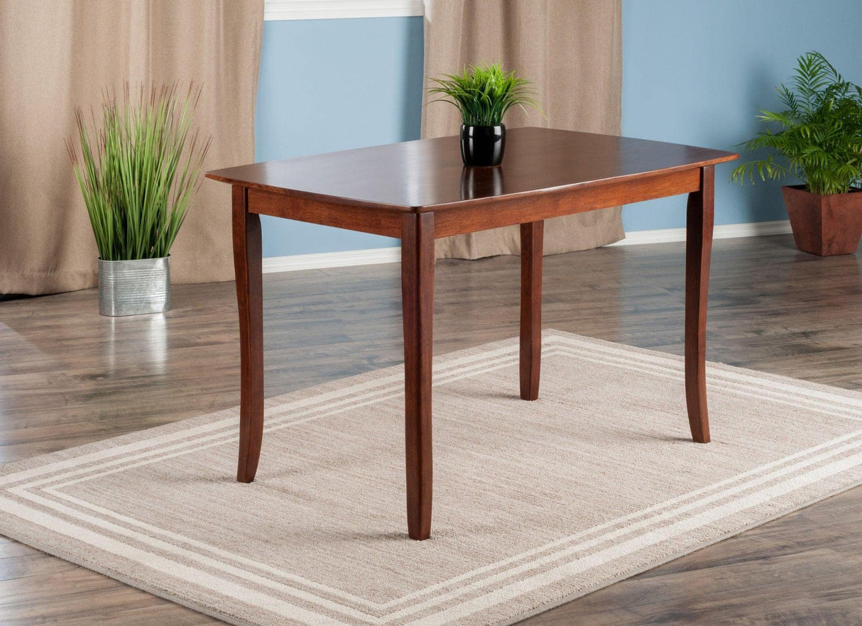 Winsome Inglewood Dining Table, Walnut, 47.24x29.53x29.13 Winsome