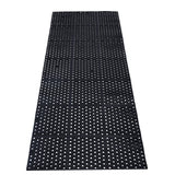 tonchean Rubber Drainage Floor Mat 83x35in Commercial Anti-Fatigue Rubber Floor Mats with Holes Restaurant Bar Floor Mat Heavy Duty Drainage Mat for tonchean
