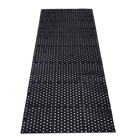 tonchean Rubber Drainage Floor Mat 83x35in Commercial Anti-Fatigue Rubber Floor Mats with Holes Restaurant Bar Floor Mat Heavy Duty Drainage Mat for tonchean