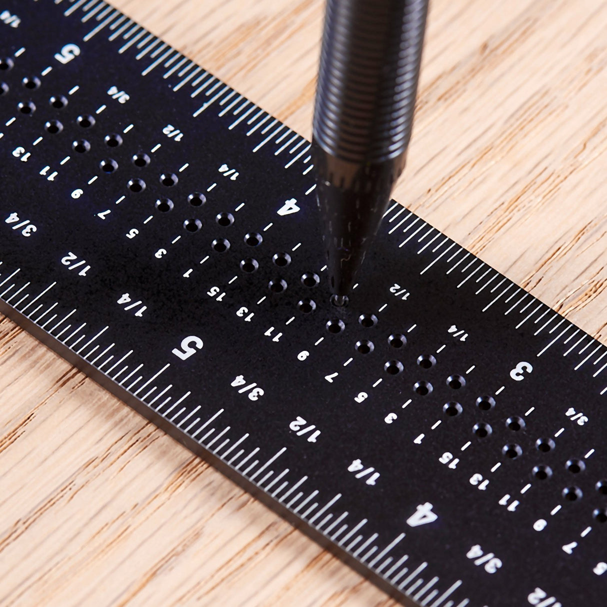 Woodraphic Precision Square 8-inch Guaranteed T Measurements Ruler for Measuring and Marking Woodworking Carpenters - Aluminum Steel Framing Woodraphic
