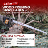 Caliastro 12-Inch Wood Pruning Saw Blades for Reciprocating/Sawzall Saws - 5 Pack Caliastro