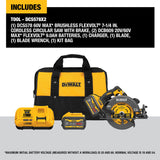 DEWALT FLEXVOLT 60V MAX* Circular Saw with Brake Kit, 7-1/4-Inch (DCS578X2) DEWALT