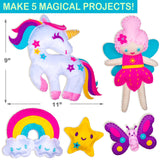 CRAFTSBEE Beginner Sewing Kit for Kids, My First Sewing Kit for Kids Ages 8-12, Gift for Girls, Arts Kid Crafts Kits, Learn to Sew Children's Sewing CRAFTSBEE