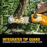 DEWALT 20V MAX Pruning Chainsaw, 8 Inch Bare Tool Only (DCCS623B) DEWALT