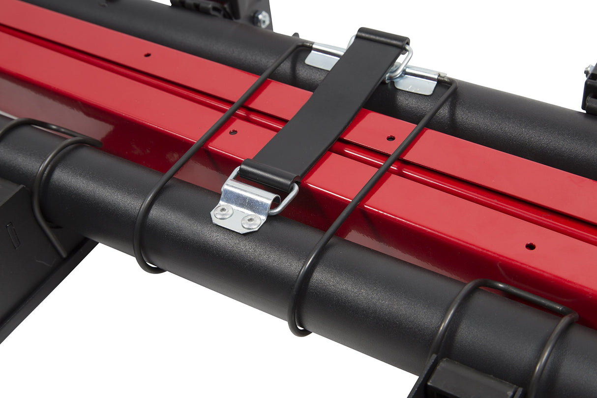 REDLEG Universal Miter Saw Stand, Supports up to 400 lbs, Extendible (60 Inch) Material Supports, Clamping Tool Mounts, Folds and Locks REDLEG