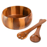 Gibson Home Laurel Acacia Wood Salad Bowl Set, 3 - Piece, Acacia Wood Gibson Home