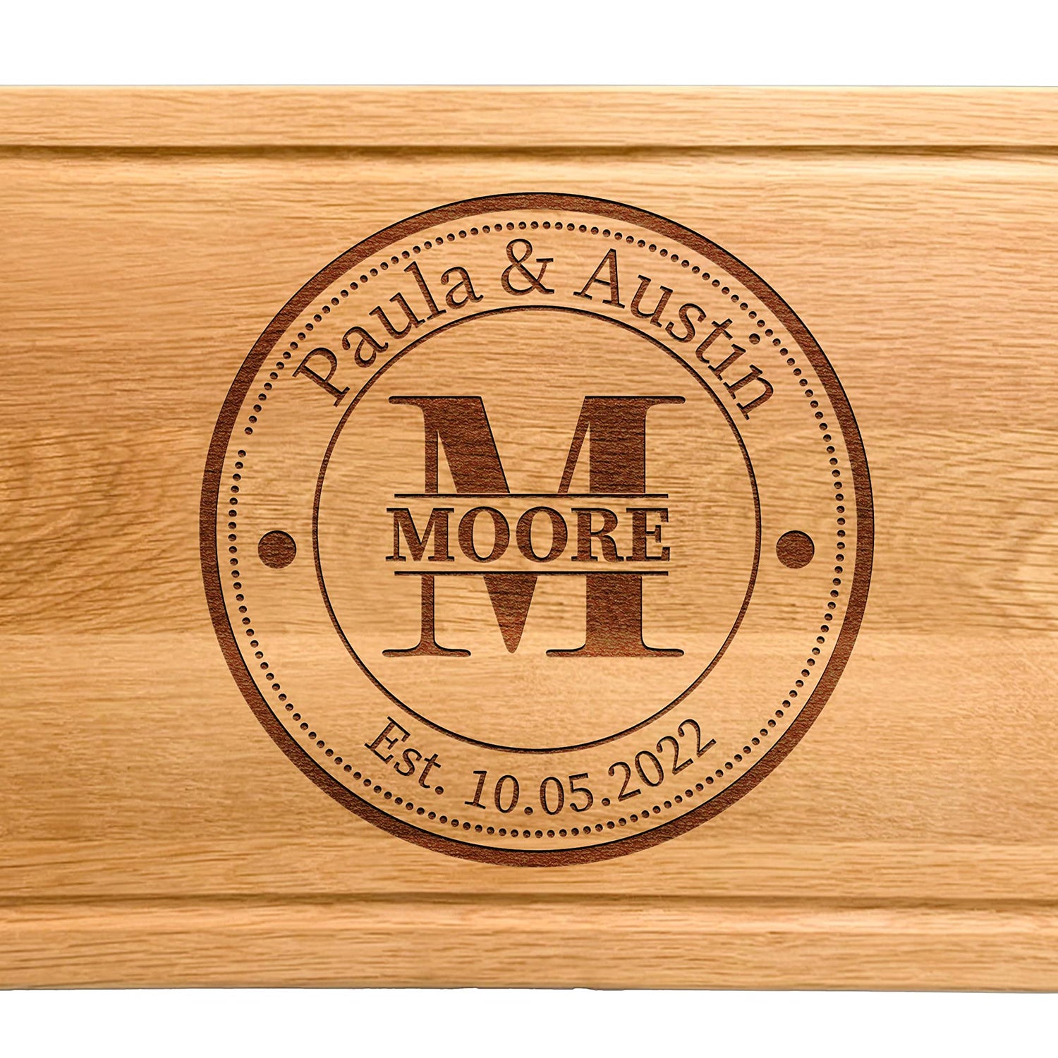 Personalized Cutting Board, Perfect Gifts for Couples or Parents, Customizable Christmas Gifts, Wedding, Anniversary, House Warming Gift Idea, Wooden Kenzal Customized