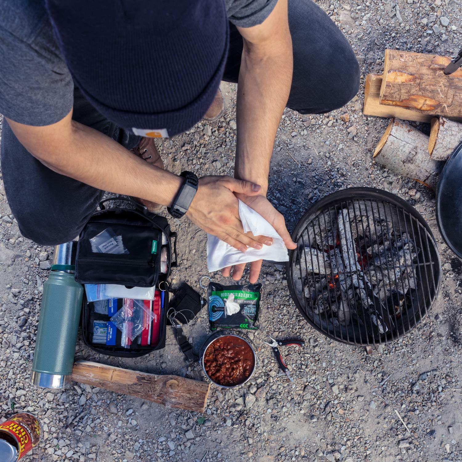 Surviveware Survival First Aid Kit - Emergency Preparedness at Home, Car, Office, Hiking, Camping & Outdoors Activities - 180 pcs Medical Supplies Surviveware