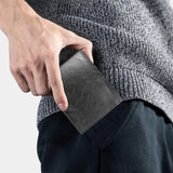 VZZNN 12 PCS Leather Bifold Wallets for Men,Men’s Wallet Bulk for DIY Engraving,With money clip,card holder(6 Black & 6 Brown) VZZNN