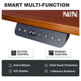 Win Up Time Standing Desk Adjustable Height- 48 x 24 Inches Whole Piece Desktop Stand Up Desk, Electric Standing Desk, Sit to Stand Desk for Home Win Up Time