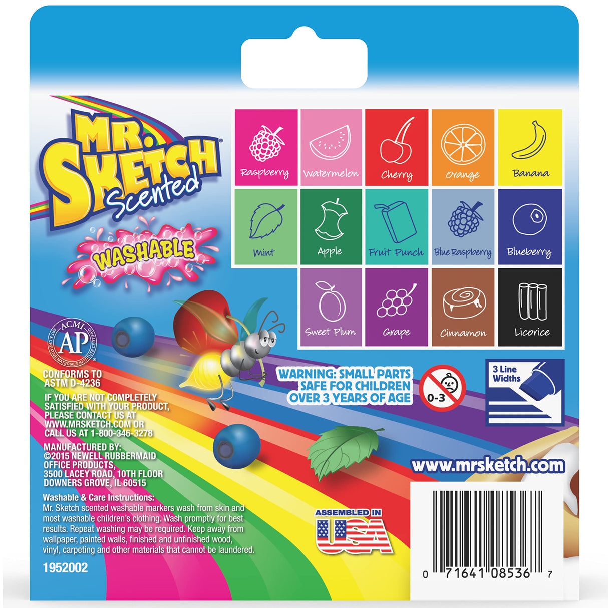 Mr. Sketch® Scented Markers, Chisel Point, Assorted, Pack Of 14 Mr. Sketch
