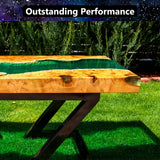 KISREL Epoxy Resin 2Gallon - Crystal Clear Epoxy Resin Kit - No Yellowing No Bubble Art Resin Casting Resin for Art Crafts, Jewelry Making, Wood & KISREL