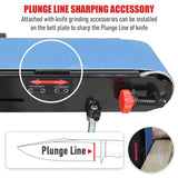 BUCKTOOL Professional Bench Belt Sander for Metal 4 in. x 36 in. Belt and 8 in. Disc Sander with 1HP Direct-drive Motor, BD4802 Bucktool