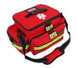 Lightning X Mid-Sized First Responder EMT Bag | LXMB25 | Fully Stocked w/ 240+ First Aid, EMS & Trauma Supplies - RED Lightning X Products