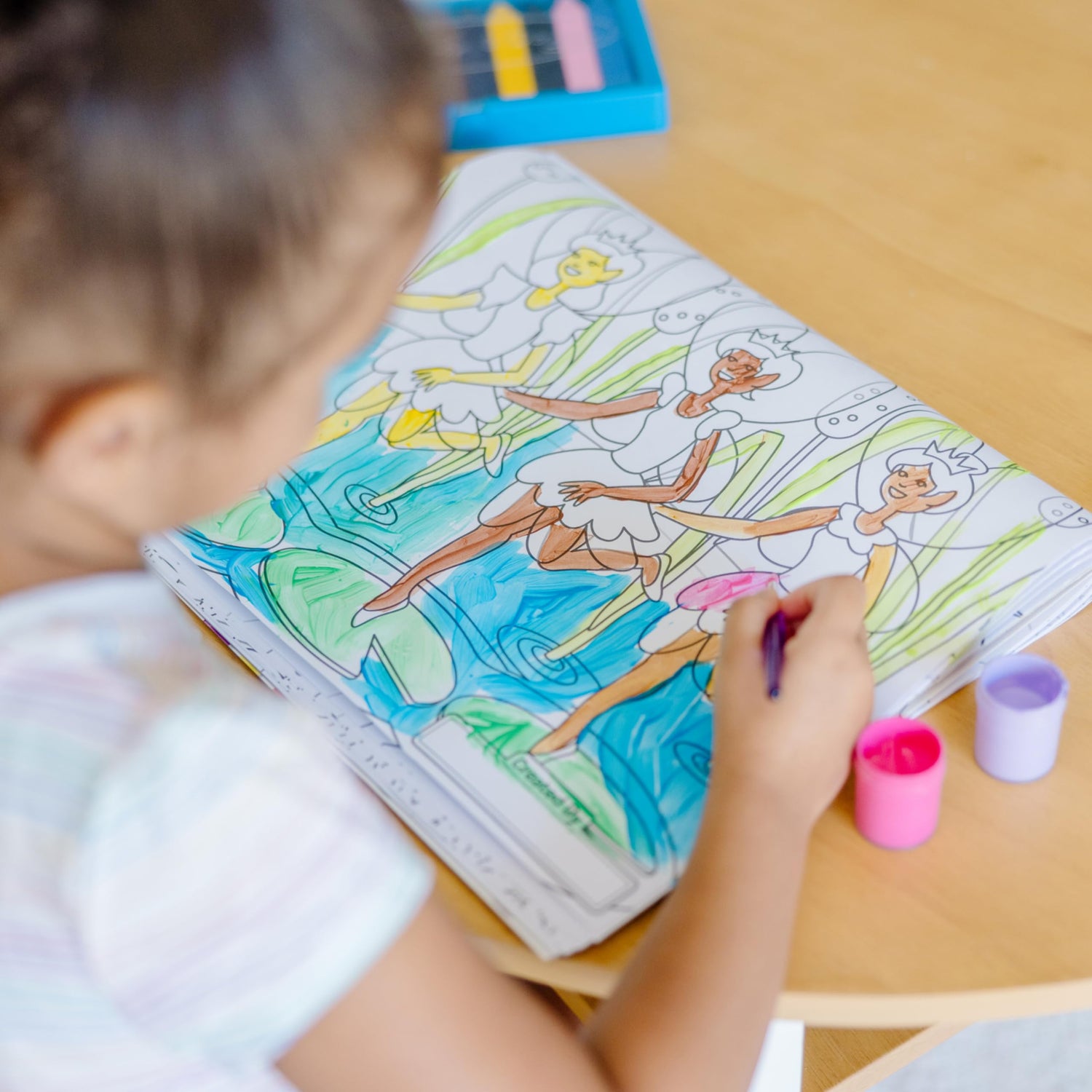 Melissa & Doug Jumbo 50-Page Kids' Coloring Pad - Horses, Hearts, Flowers, and More, 0.25" x 11" x 14" Melissa & Doug