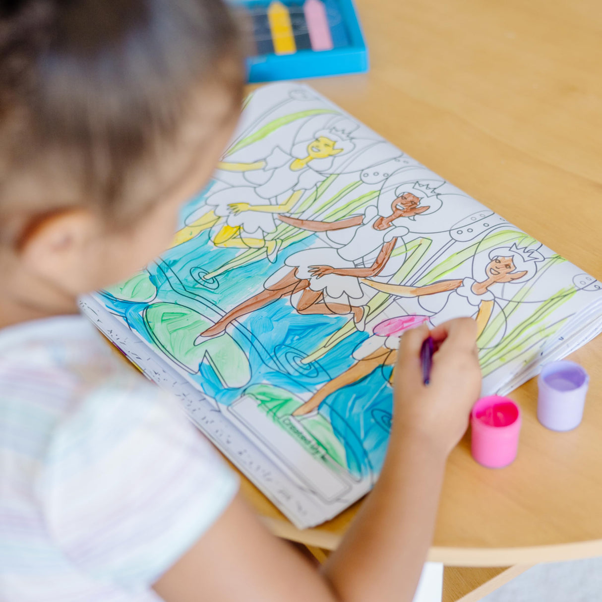 Melissa & Doug Jumbo 50-Page Kids' Coloring Pad - Horses, Hearts, Flowers, and More, 0.25" x 11" x 14" Melissa & Doug